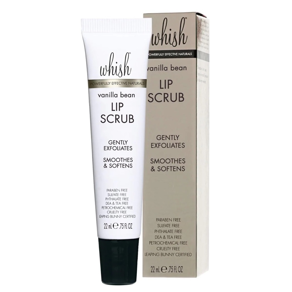Whish Vanilla Bean Lip Scrub 22 mL / 0.75 fl oz BRAND NEW!